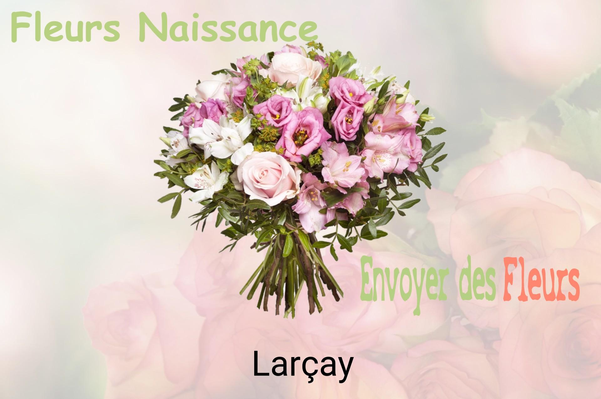Bouquet de fleurs de naissance livré à Larçay
